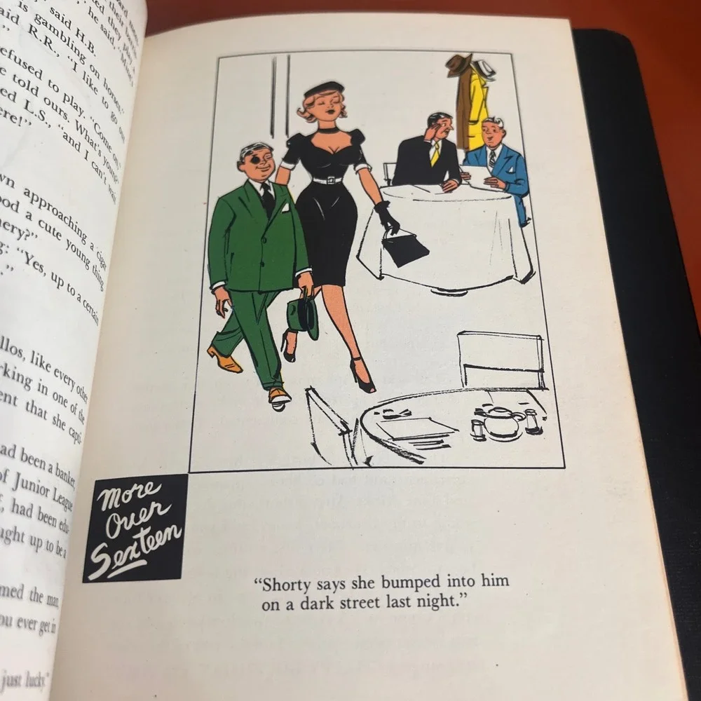 Vintage Over Sixteen and More Over Sixteen Grayson Adult Humor Book Set 1950s